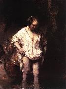 Hendrickje Bathing in a River Rembrandt